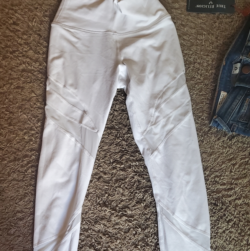 White leggings